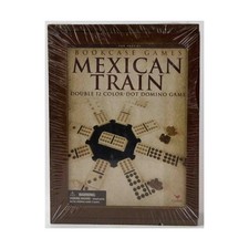 Dominó Cardinal Boardgame - Trem mexicano duplo doze cores caixa de pontos muito bom estado+/quase perfeito comprar usado  Enviando para Brazil
