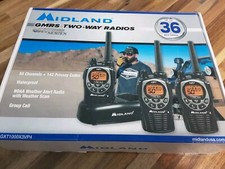 Pacote com 3 rádios bidirecionais Midland GMRS GXT PRO SERIES comprar usado  Enviando para Brazil