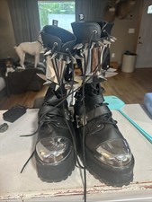 Botas masculinas GraveDigger 250 Claw Spike pretas com cadarço meia panturrilha tamanho 12 comprar usado  Enviando para Brazil