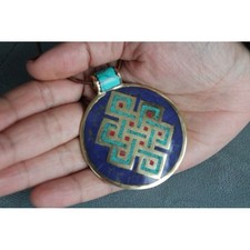 Tibetisches amulett anhänger gebraucht kaufen  Düsseldorf