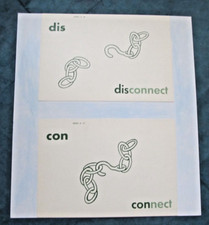 Arte de cartas de jogo Disconnect Connect Vintage 1957 Uno a phonics comprar usado  Enviando para Brazil