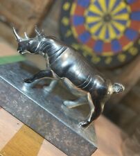 Metal rhino statue for sale  Cullman