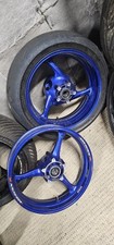 Gsxr blue wheelset for sale  TADLEY