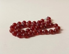 Collana agata rossa usato  Bitonto
