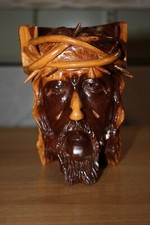 Scultura legno volto usato  Terni