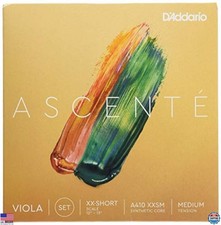 Cordas de viola D'Addario Ascenté A410 XXSM - Conjunto de escala extracurta tensão média comprar usado Cordas de viola D'Addario Ascenté A410 XXSM - Conjunto de escala extracurta tensão média comprar usado  Enviando para Brazil