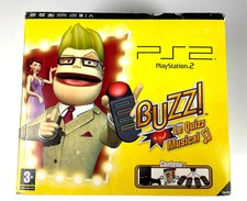 Konsola PlayStation 2 PS2 Slim Buzz Pack SCPH-77004 kompletna przetestowana przez PAL na sprzedaż  PL