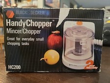 Usado, Mini processador de alimentos vintage Black & Decker Handy Chopper Mincer HC200 TESTADO comprar usado  Enviando para Brazil
