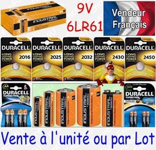 Piles 6lr61 duracell d'occasion  Saint-Laurent-de-Neste