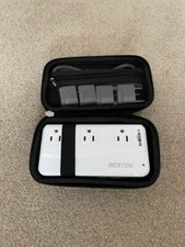 Adaptador de viaje universal de carga USB BESTEK MRJ201GUBK 4 puertos SOLO COLOR NEGRO segunda mano  Embacar hacia Mexico