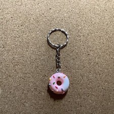 Glazed doughnut keyring for sale  ABINGDON