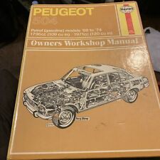 Haynes workshop manual for sale  RUGBY