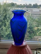 Okra glass vase. for sale  ASHTON-UNDER-LYNE