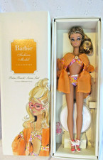 Terno de banho Barbie modelo moda praia palmeira pedra de seda boneca Barbie NRFB comprar usado  Enviando para Brazil