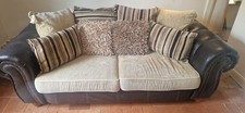 Brown leather fabric for sale  HENLEY-IN-ARDEN