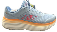 Tênis de corrida feminino Skechers Max amortecimento azul celeste branco tamanho W 9 comprar usado  Enviando para Brazil