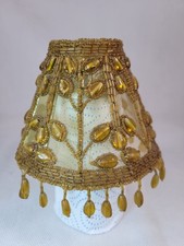 Beaded amber lamp for sale  BEDALE