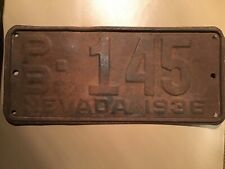1936 nevada license for sale  Sarasota
