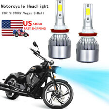 PARA 2006-2008 VICTORIA Vegas 8 bolas LÂMPADAS DE FAROL LED 100W 11000LM AZUL GELO 2X comprar usado  Enviando para Brazil