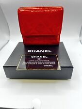 Carteira dobrável Chanel No5 Icon Line Mademoiselle gancho três dobras coral laranja tom comprar usado  Enviando para Brazil