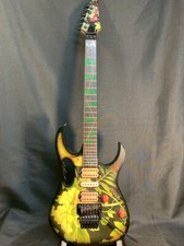 Ibanez JEM77 FP Floral Steve Vai Signature Preto Padrão Floral Feito no Japão comprar usado  Enviando para Brazil