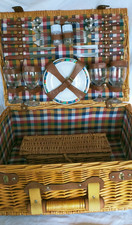 Wicker picnic basket for sale  LLANGOLLEN