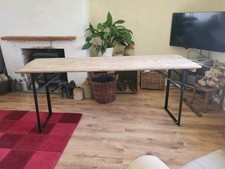 Wooden trestle table for sale  ABINGDON