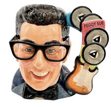 ROYAL DOULTON ~BUDDY HOLLY CON GAFAS, CERTIFICADO DE AUTENTICIDAD ~~GRANDE segunda mano  Embacar hacia Argentina