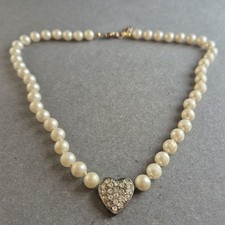 Romantische perlenkette herzan gebraucht kaufen  Wuppertal