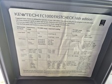 Kewtech fastcheck fc1000 for sale  LONDON