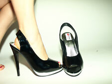 Charol Tacón 13CM Plataforma Plata Sexy 37 38 39 40 41 42 43 44 45 46 47 comprar usado  Enviando para Brazil