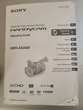 Sony ax2000 video d'occasion  Expédié en Belgium