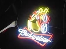 Budweiser neon sign for sale  Niles