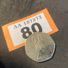 Peter rabbit 50p for sale  DRIFFIELD