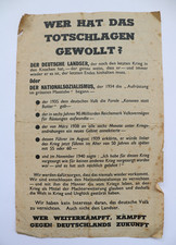 Ww2 propaganda leaflet for sale  PEVENSEY