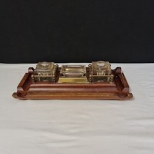 Antique wooden brass d'occasion  Expédié en Belgium