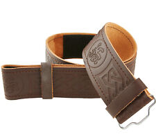 Brown celtic embossed for sale  UXBRIDGE
