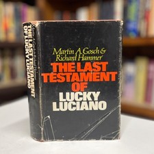 Usado, Last Testament of Lucky Luciano Martin A. Gosch & Richard Hammer 1975 HC Book DJ comprar usado  Enviando para Brazil