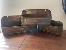 Set brass planters for sale  Sykesville