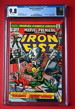 Quadrinhos MARVEL PREMIERE #21 ~ 1975 PUNHO DE FERRO ~ 1º MISTYT KNIGHT ~ CGC 9.8 KEY comprar usado  Enviando para Brazil