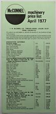 Mcconnel machinery price for sale  BOURNEMOUTH