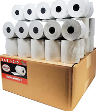 3-1/8" X 230' IMPRESSORA TÉRMICA POS ROLO PAPEL BPA LIVRE - 50 ROLOS - 48 GSM comprar usado  Enviando para Brazil