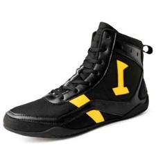 Sapatos de luta livre masculinos para academia sapatos de boxe profissionais botas de treinamento de luta de cano alto, usado comprar usado  Enviando para Brazil