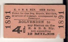 Railway ticket esr for sale  MIDHURST