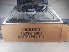 Junior Bridge Company #102 O Gauge ponte de treliça de metal 18 polegadas com caixa, usado comprar usado Junior Bridge Company #102 O Gauge ponte de treliça de metal 18 polegadas com caixa, usado comprar usado  Enviando para Brazil