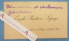 Cdv emile bastien d'occasion  Rillieux-la-Pape