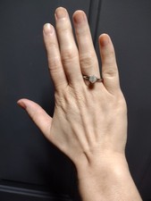 Diamond solitaire ring for sale  Como
