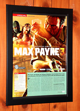 Max Payne 3 PS3 Xbox 360 Antigo Raro Promo Pequeno Pôster/Página de Anúncio Emoldurada. comprar usado  Enviando para Brazil