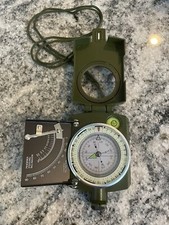 Clinômetro profissional militar bolso metal mira bússola fr caminhadas acampamento comprar usado  Enviando para Brazil