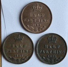 Half farthing 1844 for sale  HASSOCKS